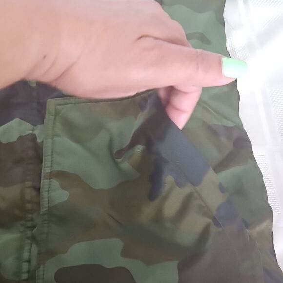 Crewcuts Green and Brown Puffer Jacket with Hood - Picture 14 of 16